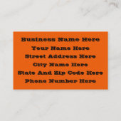 ねえブー私もタイポグラフィスケッチアート 名刺 (裏面)