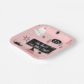 ねえブー見て誰が2つの可愛い誕生日紙プレート ペーパープレート (傾斜あり)