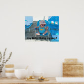 ねえベビー行くの? ポスター (キッチン)