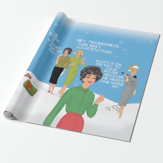 ねえ列車の難破船、これはあなたの駅ではない。 ラッピングペーパー (アンロールド)