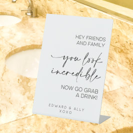 ねえ友達と家族、あなたは信じられないようだね 台座サイン