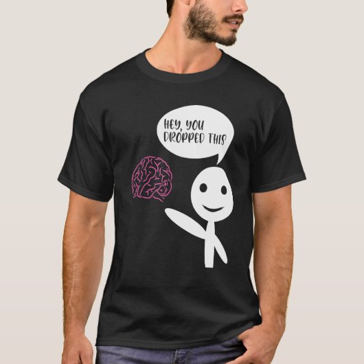 ねえ君この脳の皮肉を切り捨てたJok Tシャツ (正面)