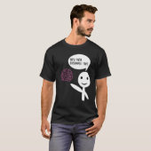 ねえ君この脳の皮肉を切り捨てたJok Tシャツ (正面フル)