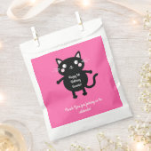 ねこかわいい子猫キッズバースデーパーティーテーマ フェイバーバッグ (クリップ留めされた状態)