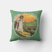 ねこさん、どこに行ってたの？お誕生日パーティー クッション (裏面)