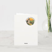 ねこさん、どこへ行ってたの？お誕生日パーティー サンキューカード (裏面)