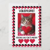 ねこちゃんからのオーダーメイドバレンタインカード シーズンカード (正面)