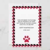 ねこちゃんからのオーダーメイドバレンタインカード シーズンカード (裏面)