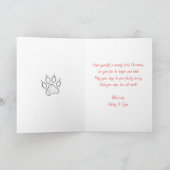 ねこちゃんのクリスマスカード | オーダーメイド シーズンカード (内部)