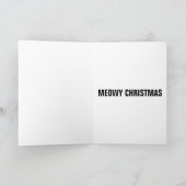 ねこちゃんのクリスマスカード カード (内部)