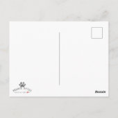 ねこちゃんの死をお悔やみするポストカード ポストカード (裏面)