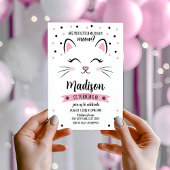 ねこちゃんの誕生日招待状 招待状