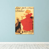 ねことヴィンゲアン・ミルク・ガール キャンバスプリント (インサイチュ (ウッドフロア))