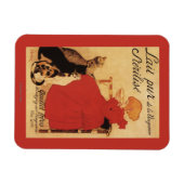 ねことヴィンゲアン・ミルク・ガール マグネット (横)