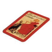 ねことヴィンゲアン・ミルク・ガール マグネット (左側)