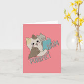 ねこな母 カード (黄色い花)