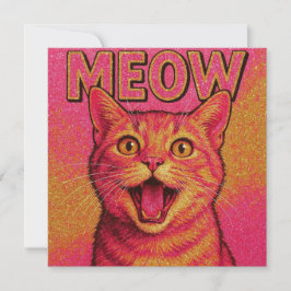 ねこにゃん招待状カード！ 招待状