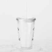 ねこに夢中！ アクリルタンブラー (右)