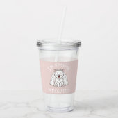 ねこに夢中！ アクリルタンブラー (裏面)