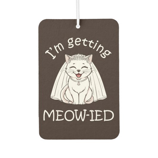 ねこに夢中！ カーエアーフレッシュナー (正面)