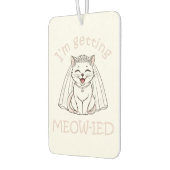 ねこに夢中！ カーエアーフレッシュナー (左)