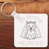 ねこに夢中！ キーホルダー (正面)