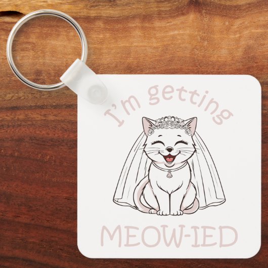 ねこに夢中！ キーホルダー (正面)