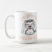 ねこに夢中！ コーヒーマグカップ (左)