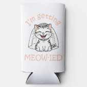 ねこに夢中！ スリム缶クーラー (正面)