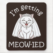 ねこに夢中！ マウスパッド (正面)