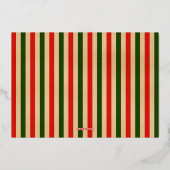 ねこねこクリスマス オーダーメイド ネコ写真 箔シーズンカード (裏面)