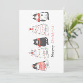 ねこねこクリスマス シーズンカード (スタンド正面)