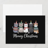 ねこねこクリスマス ハッピーキャットイヤー 猫好き クリスマス (正面/裏面)