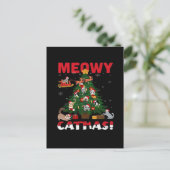 ねこねこクリスマス ポストカード (スタンド正面)