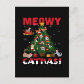 ねこねこクリスマス ポストカード (正面)