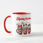 ねこねこクリスマス マグカップ (左)