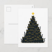 ねこねこクリスマス　メリーキャットマス シーズンポストカード (正面/裏面)