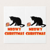 ねこねこクリスマス 面白い猫 (外部フラット)