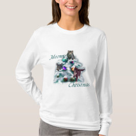 ねこねこクリスマス Tシャツ