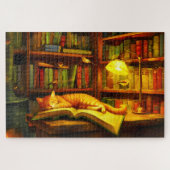 ねこのまだわりかわいい子猫ギフト猫好き ジグソーパズル (横)