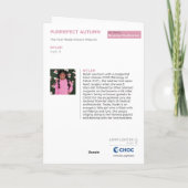 ねこぴったりな秋 - CHOCの子供たちの芸術 サンキューカード (裏面)