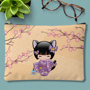 ねこコケシ人形 – 猫耳ゲイザーガール アクセサリーポーチ