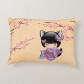 ねこコケシ人形 – 猫耳ゲイザーガール アクセントクッション (裏面)