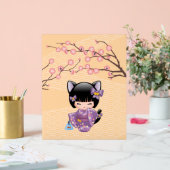 ねこコケシ人形 – 猫耳ゲイザーガール アクリルサイン (ウェディング)