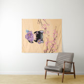 ねこコケシ人形 – 猫耳ゲイザーガール タペストリー (インサイチュ(横))