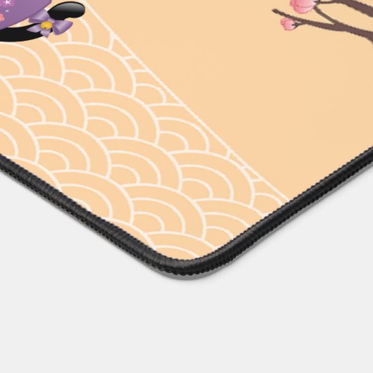 ねこコケシ人形 – 猫耳ゲイザーガール デスクマット (コーナー)