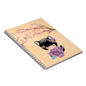 ねこコケシ人形 – 猫耳ゲイザーガール ノートブック (右側)