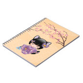 ねこコケシ人形 – 猫耳ゲイザーガール ノートブック (左側)