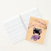 ねこコケシ人形 – 猫耳ゲイザーガール ノートブック (内部)