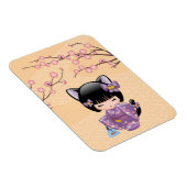 ねこコケシ人形 – 猫耳ゲイザーガール マグネット (右側)